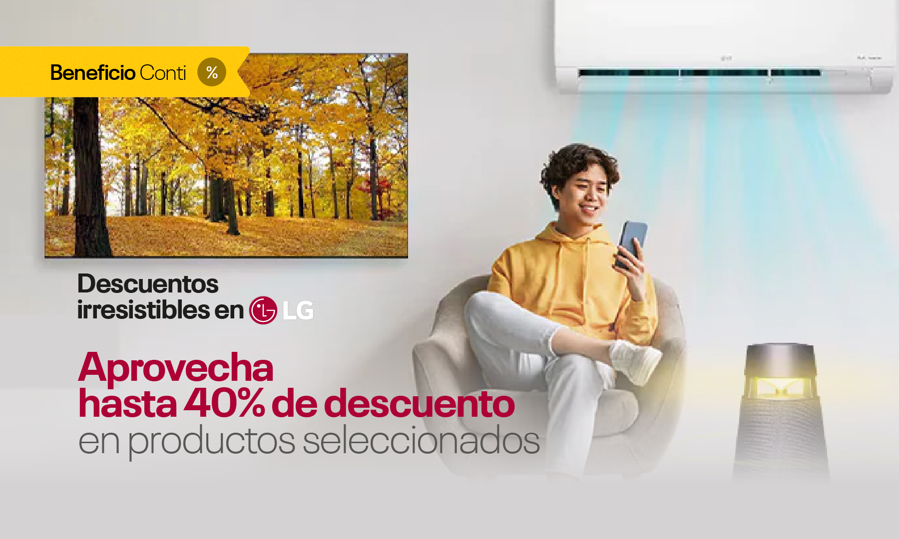 ¡Aprovecha descuentos irresistibles en LG!