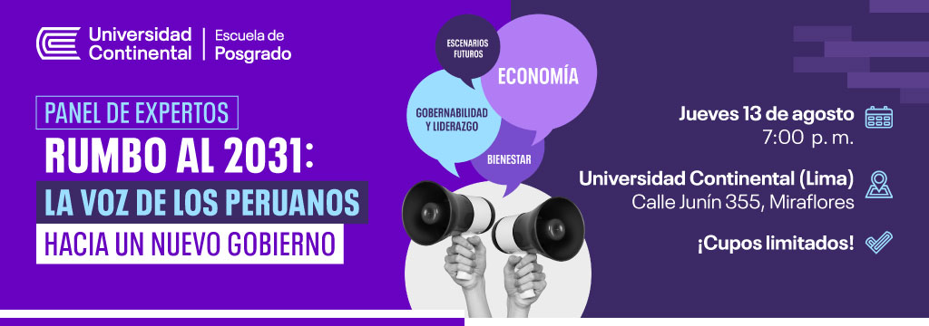 Rumbo al 2031: Asiste al panel de expertos sobre el futuro político del Perú